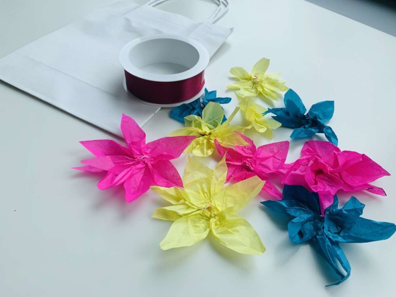 Blumen basteln