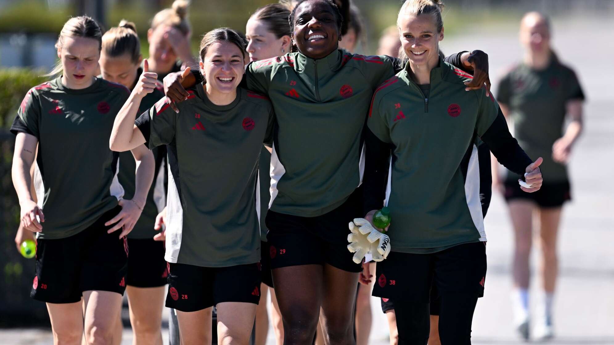 Abschlusstraining FC Bayern
