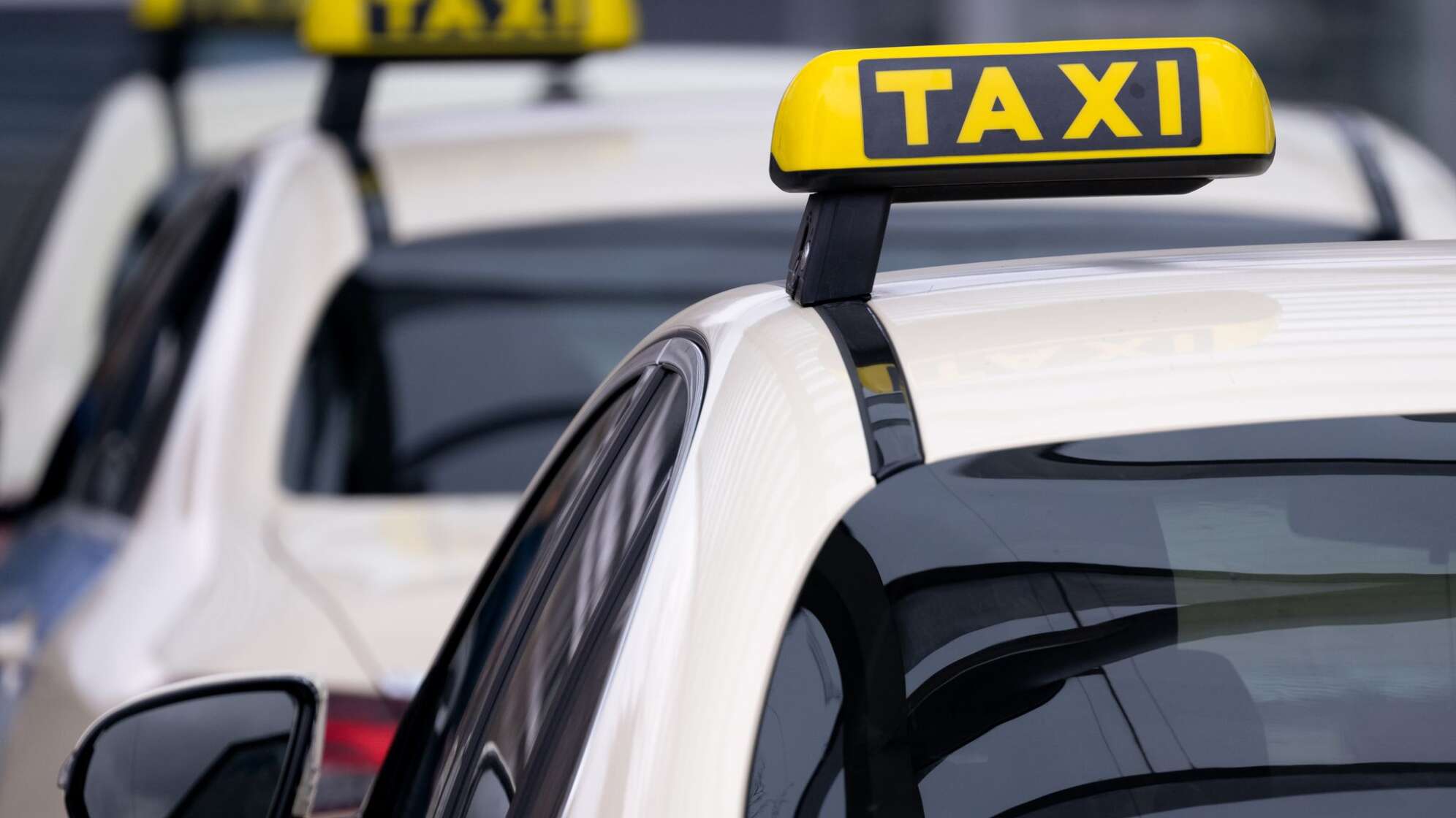 Taxistand an der Messe in München