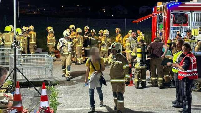 Brand in Tiroler Bahntunnel: 33 leichtverletzte Passagiere