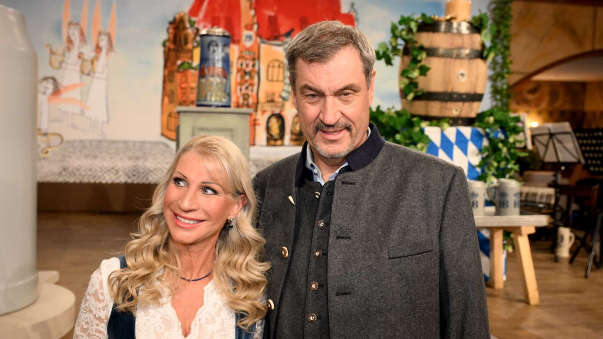 Karin Baumüller-Söder und Markus Söder