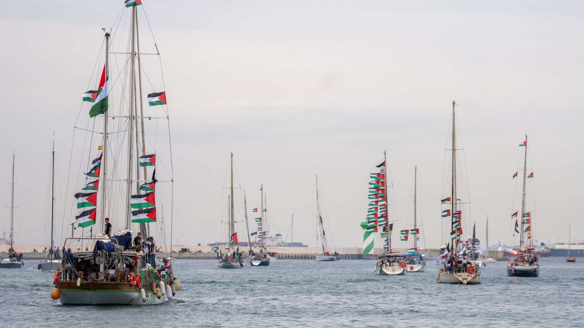 Nahostkonflikt - Gaza-Flotte in Barcelona