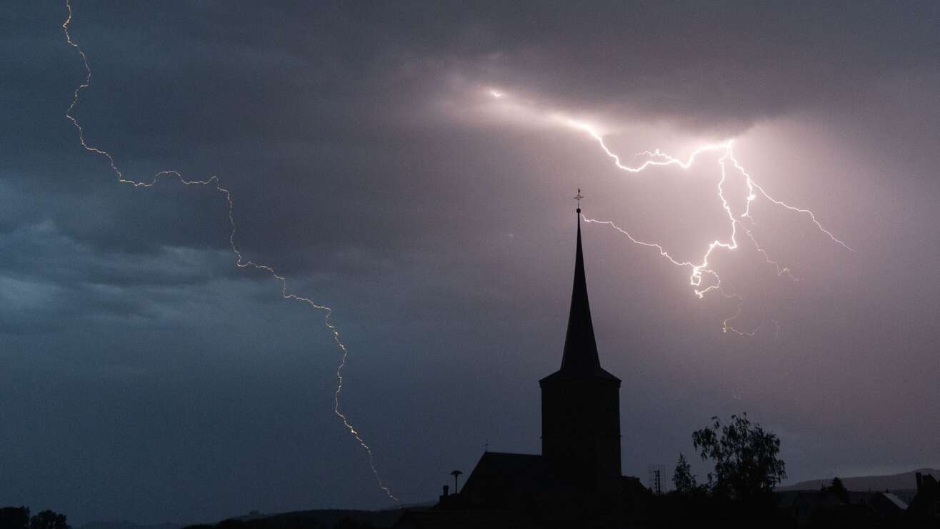 Unwetter in Mittelfranken: Auch Kirchentag betroffen