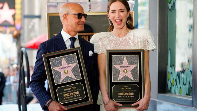 «Walk of Fame»-Sterne für Emily Blunt und Stanley Tucci