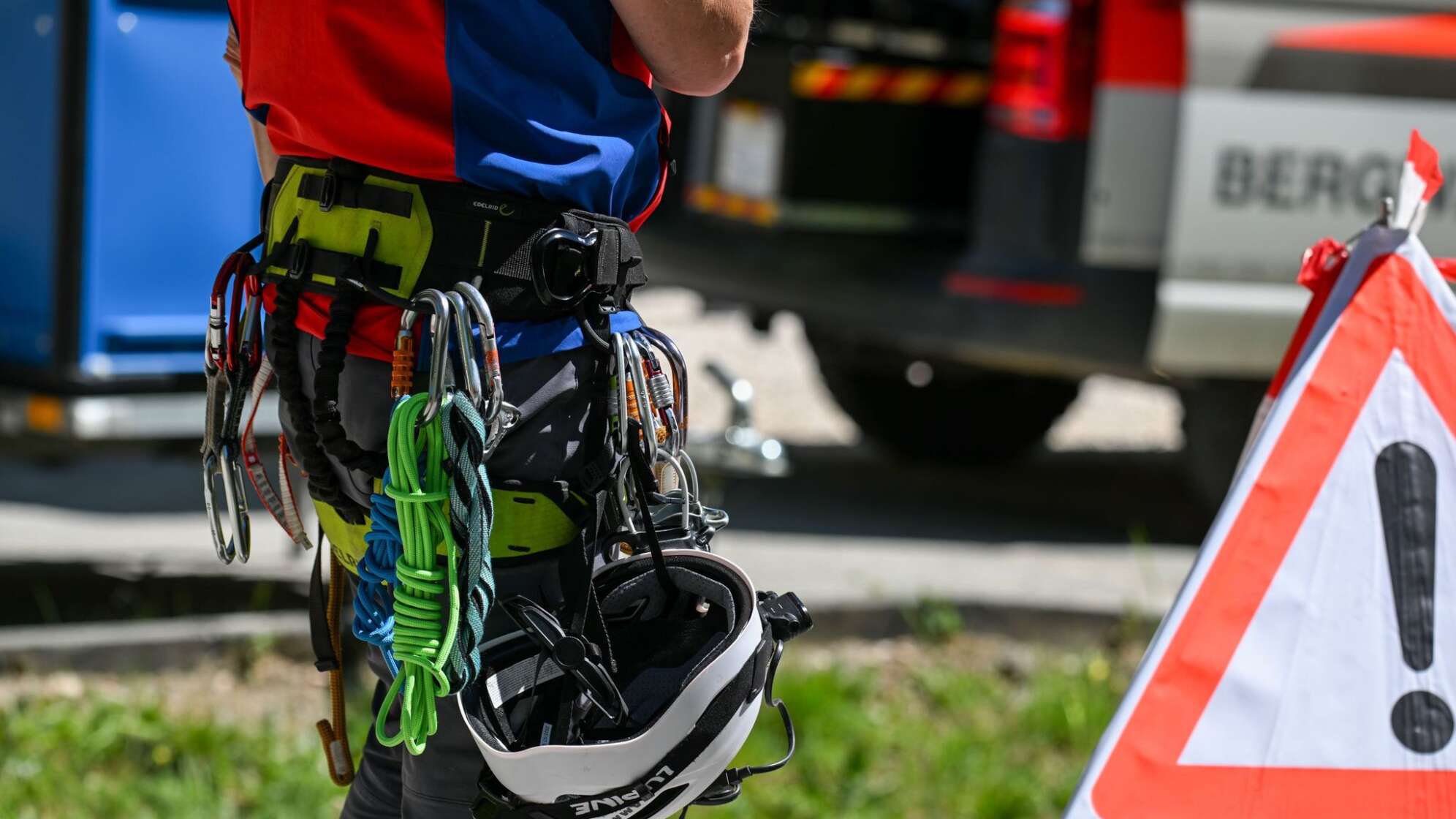 Rettungseinsatz in Falkensteiner Höhle