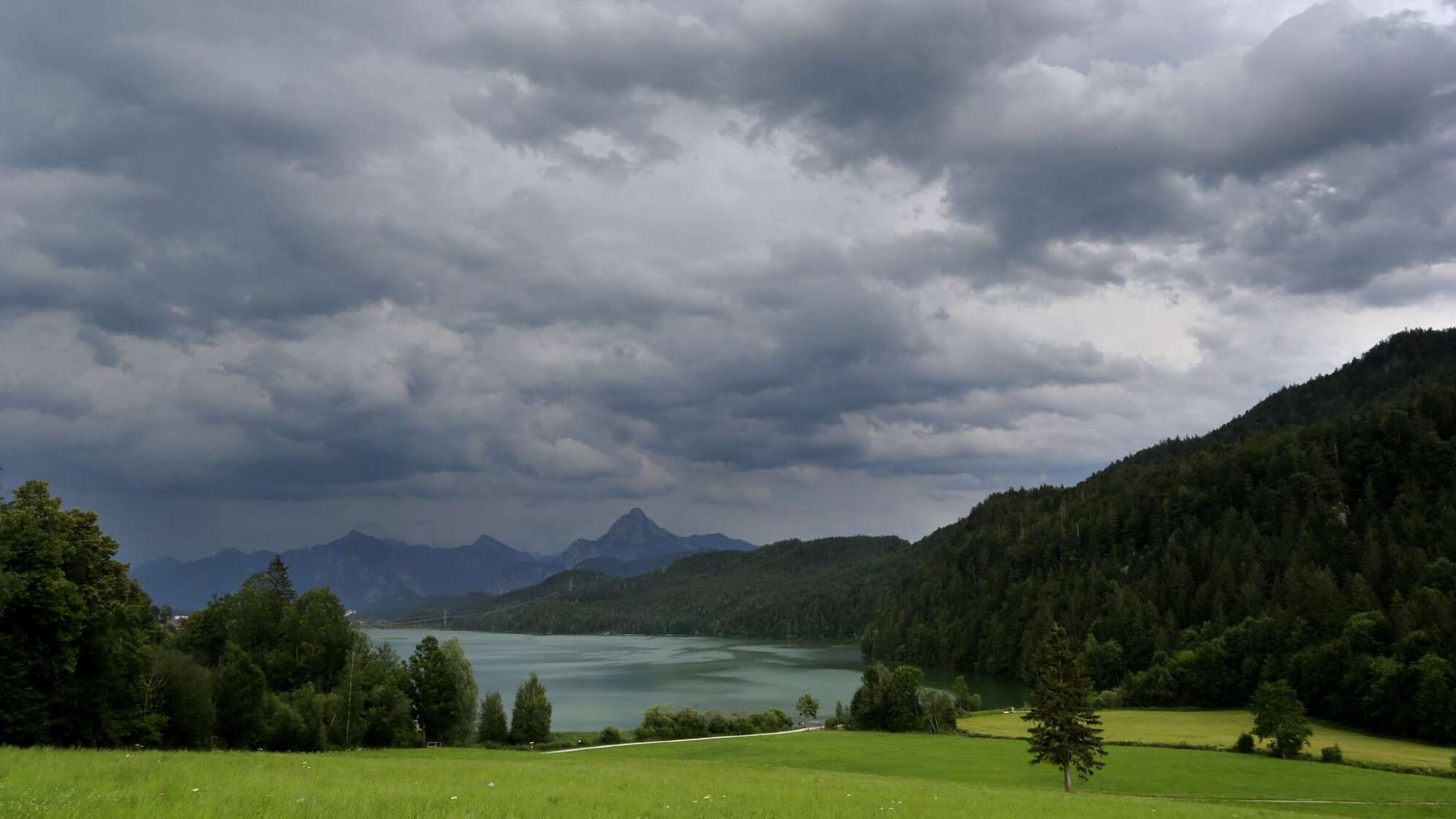 Aufziehendes Gewitter