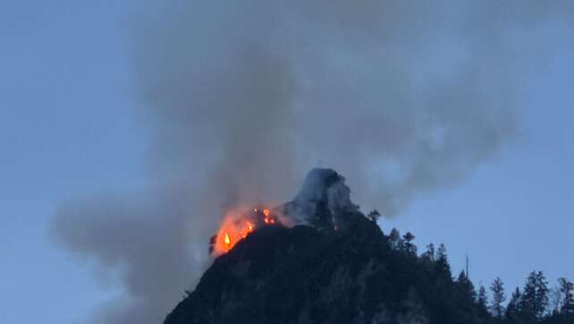 Waldbrand am Saurüsselkopf – So geht es weiter