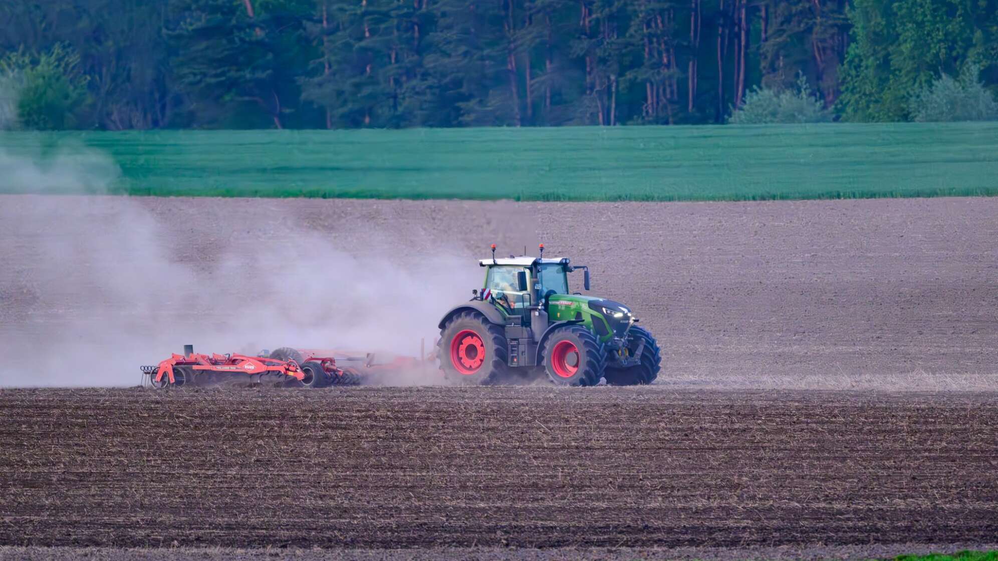 Landwirt bei der Arbeit