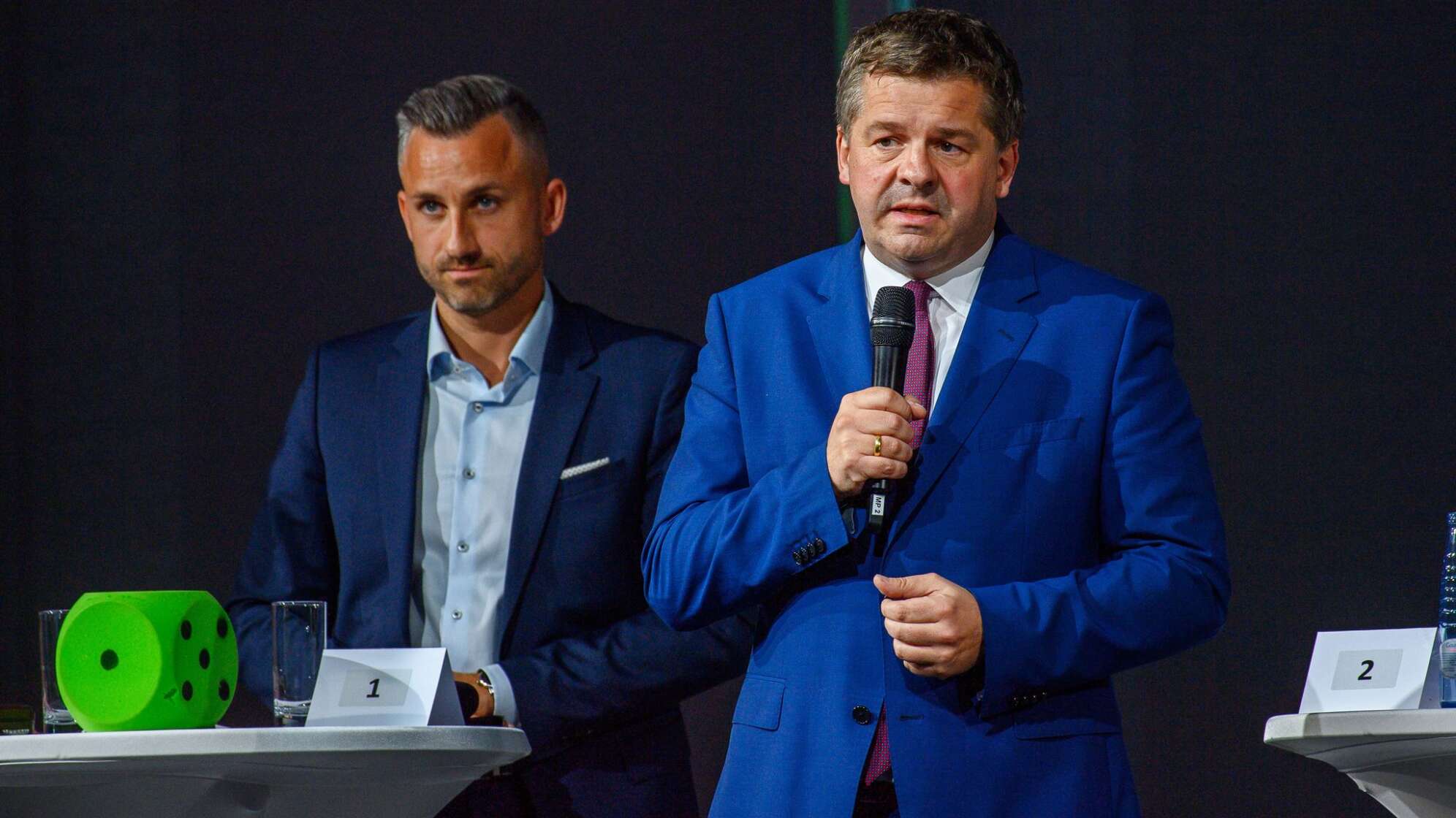 Sven Schulze (CDU) und Ulrich Siegmund (AfD)