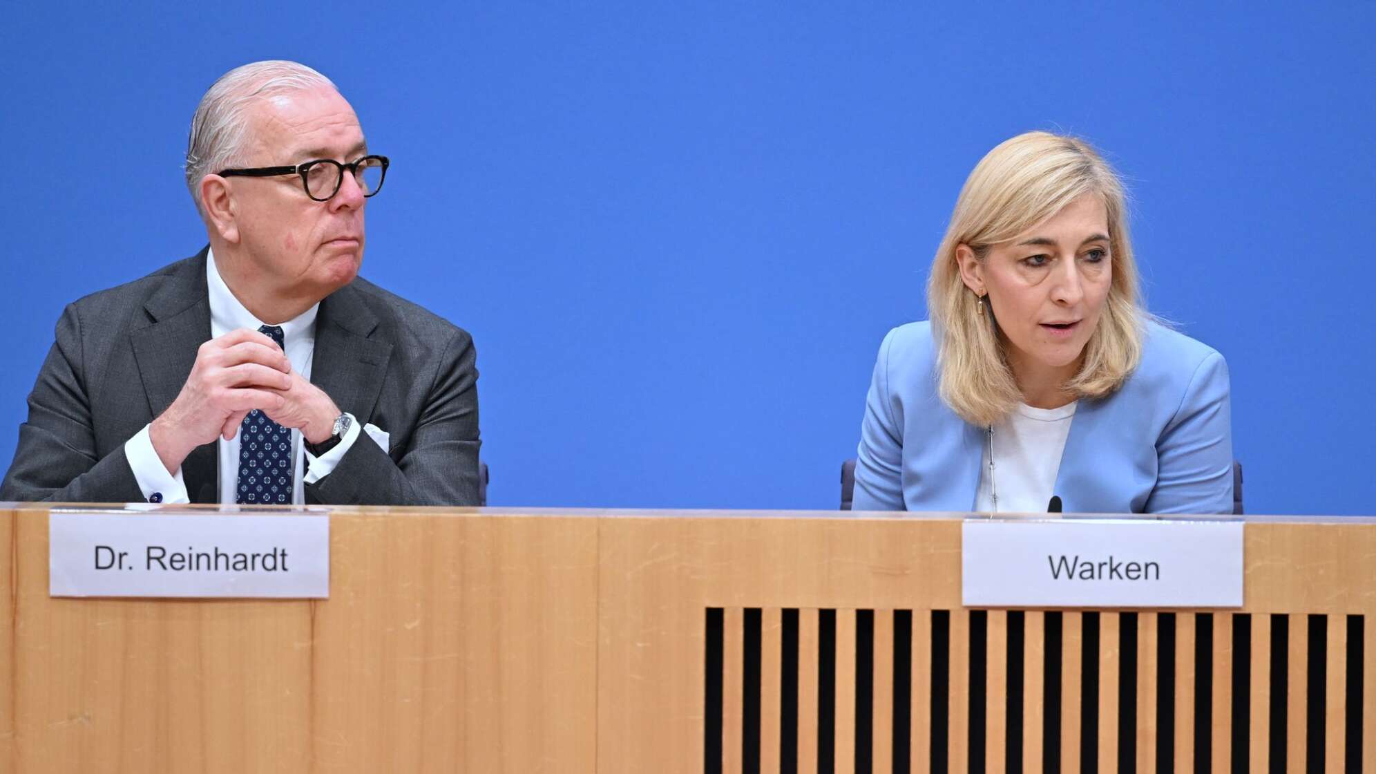 Ärztepräsident und Bundesgesundheitsministerin