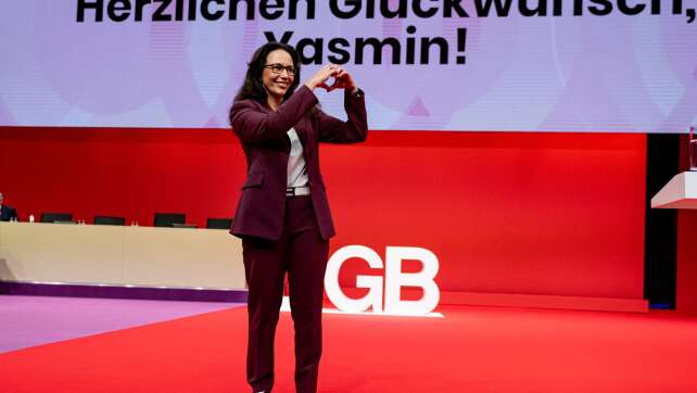 DGB-Chefin Fahimi mit großer Mehrheit bestätigt