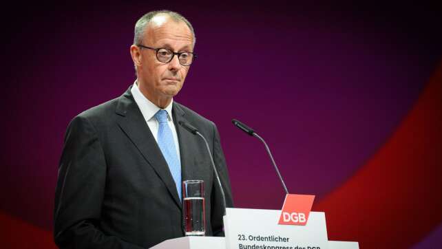 Pfiffe und Buhrufe: Gewerkschafter lassen Merz abblitzen
