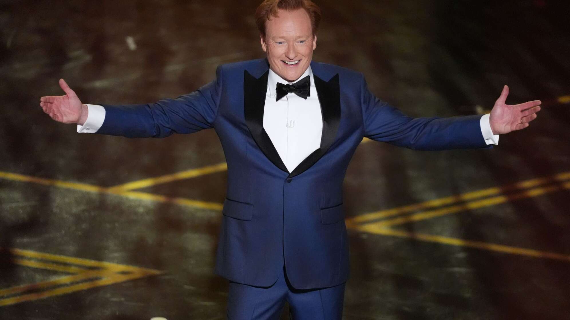 Moderator Conan O'Brien