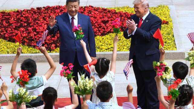 Chinas Staatschef Xi empfängt US-Präsident Trump