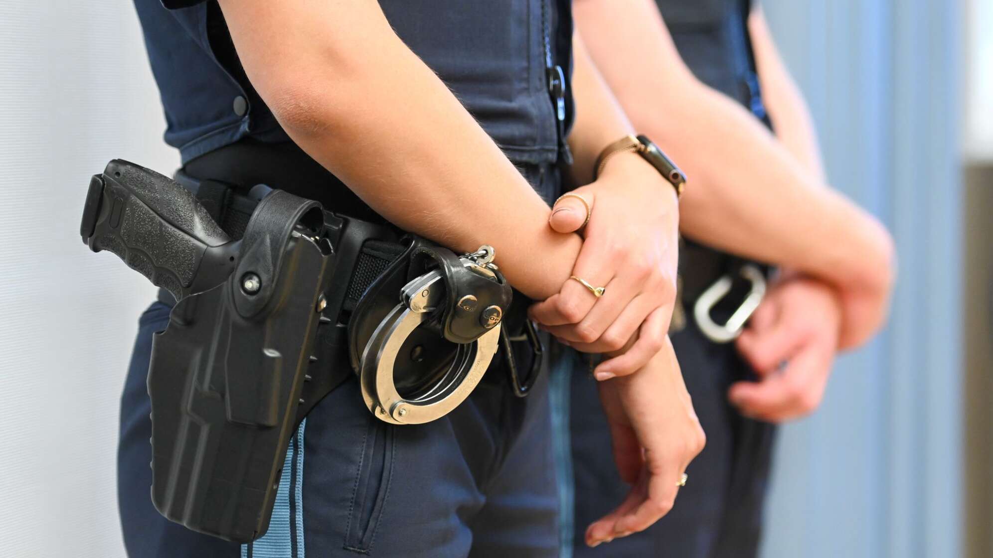 Schutzausrüstung der bayerischen Polizei