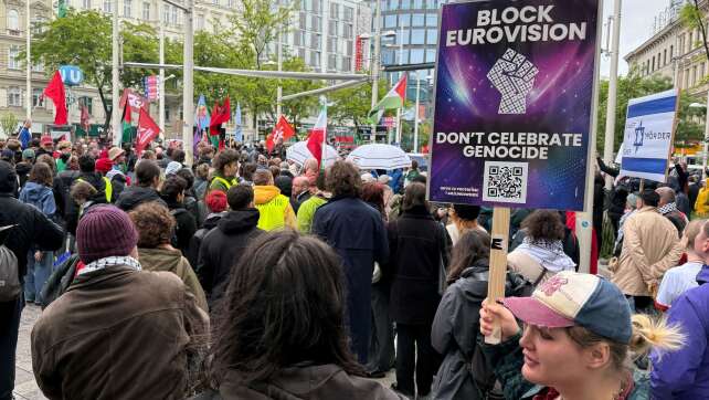 Mehrere Tausend bei Protest gegen Israels ESC-Teilnahme