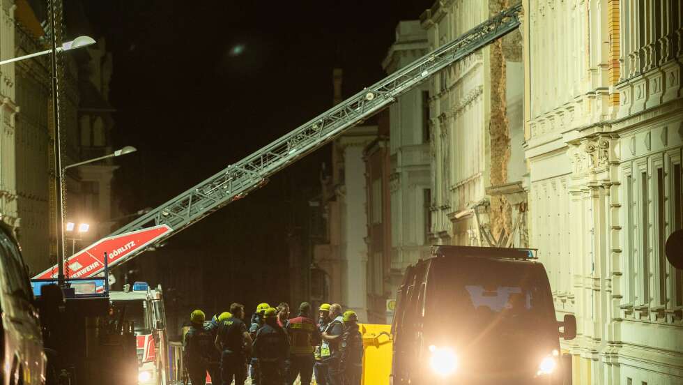 Haus in Görlitz eingestürzt - Drei Menschen weiter vermisst