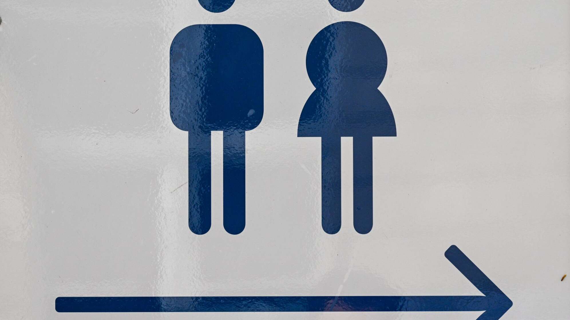 Toilettenschild