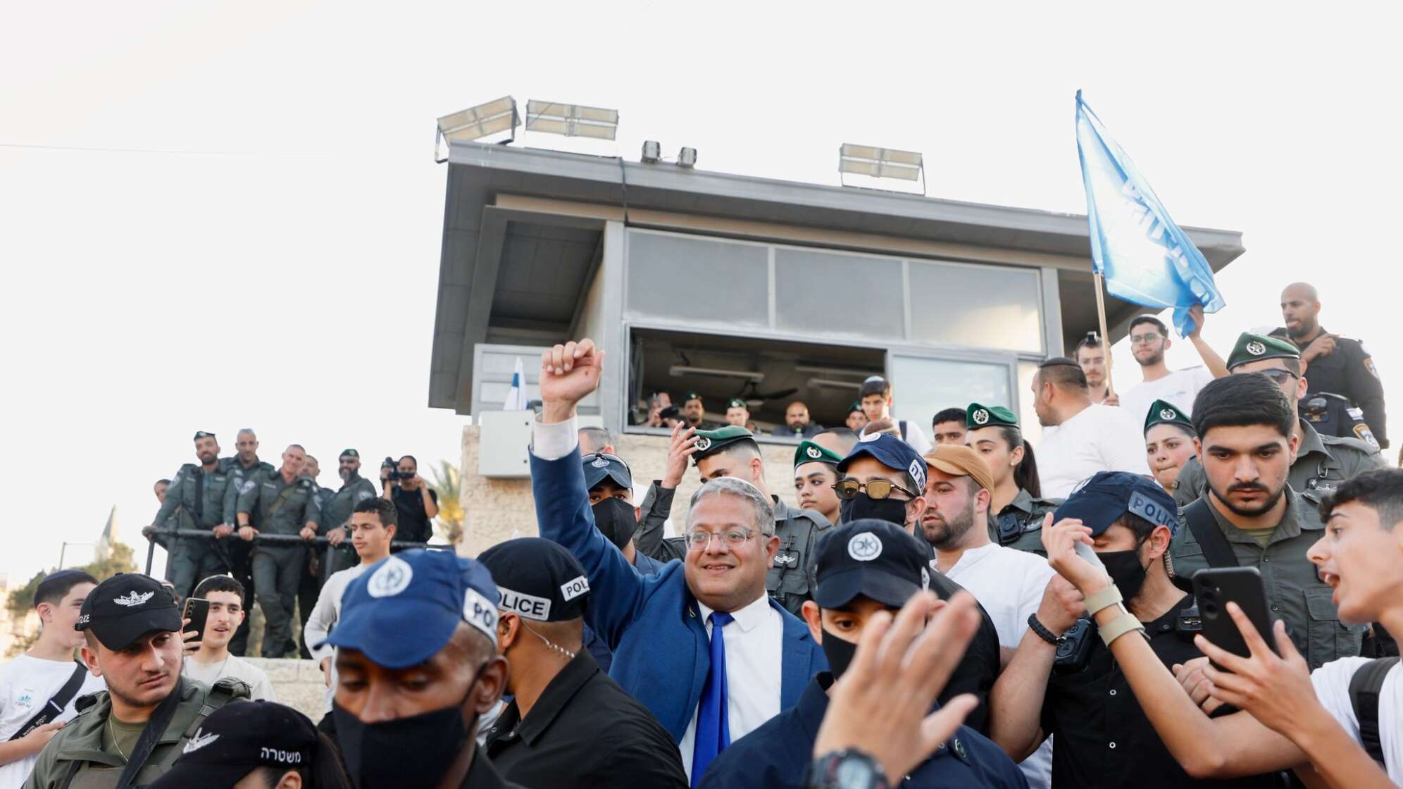 Israels Polizeiminister Ben-Gvir in der Altstadt von Jerusalem