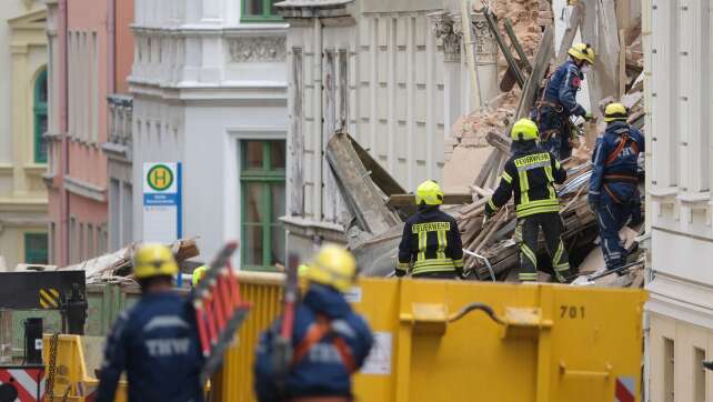 Frauenleiche nach Hauseinsturz in Görlitz gefunden