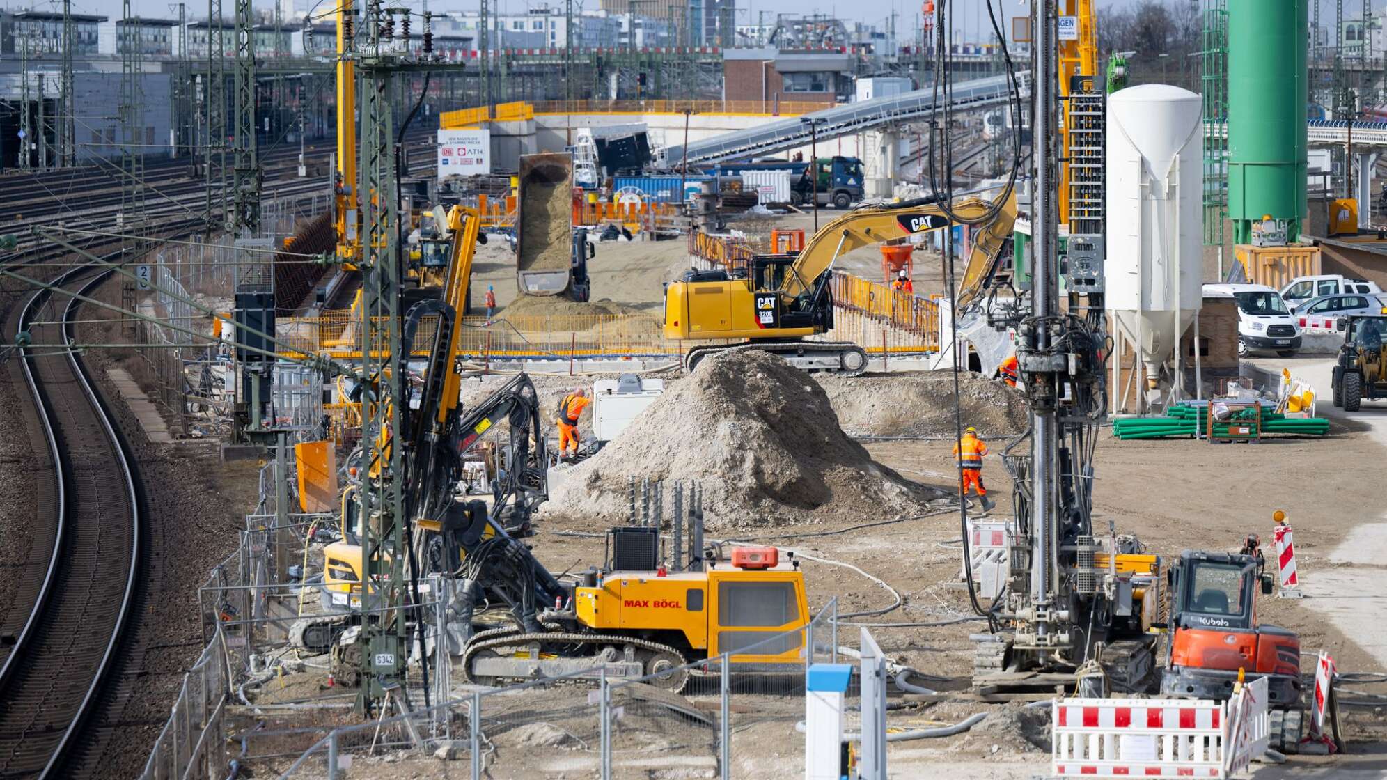 Baustelle der zweiten Stammstrecke in München