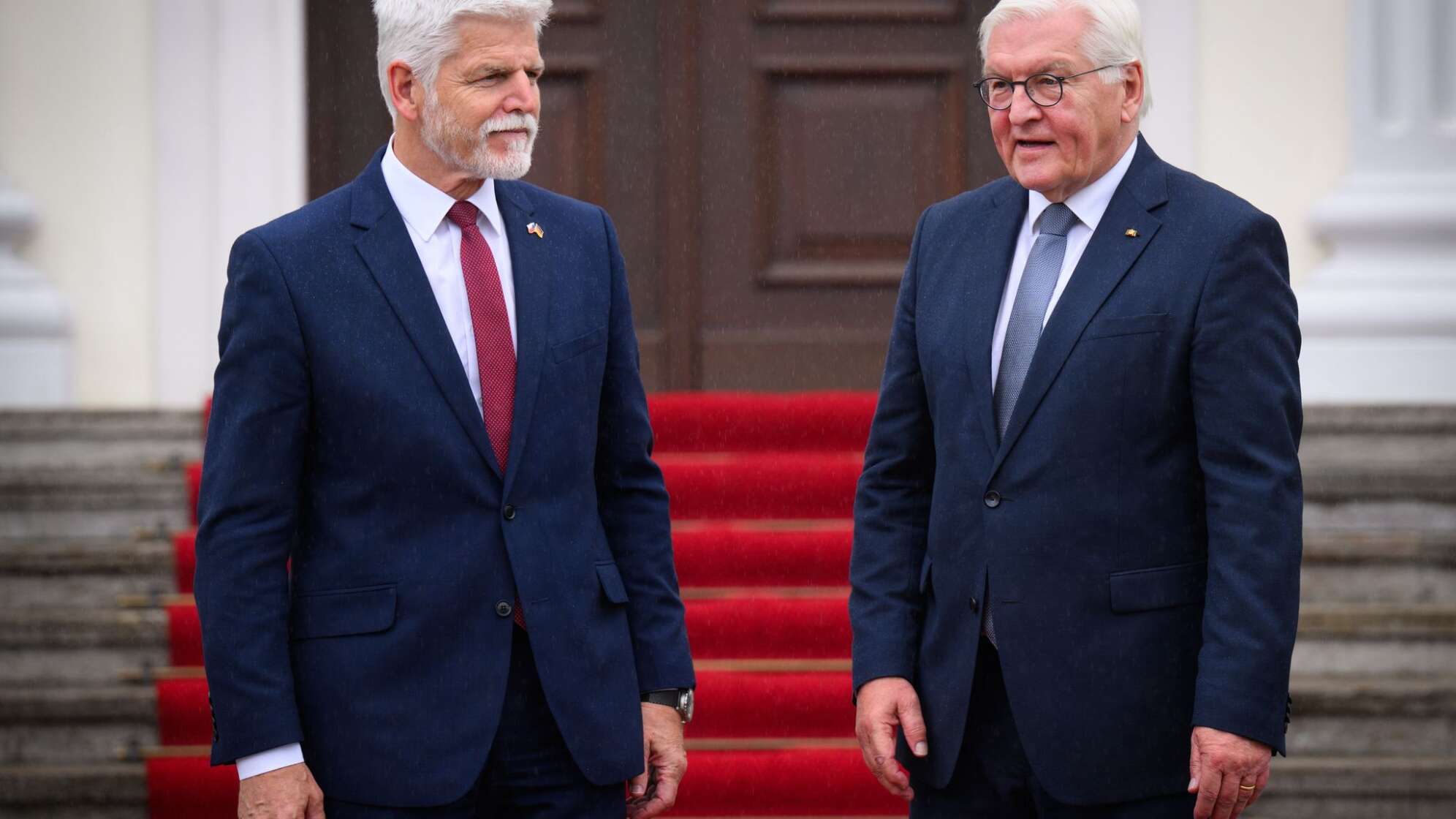 Frank-Walter Steinmeier und Petr Pavel bei Treffen in Berlin