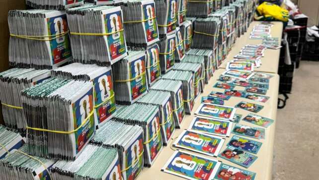 Brasilien: 200.000 gefälschte WM-Sammelbilder beschlagnahmt