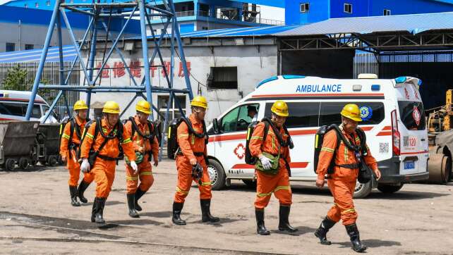 Mindestens 90 Menschen sterben bei Minenunglück in China