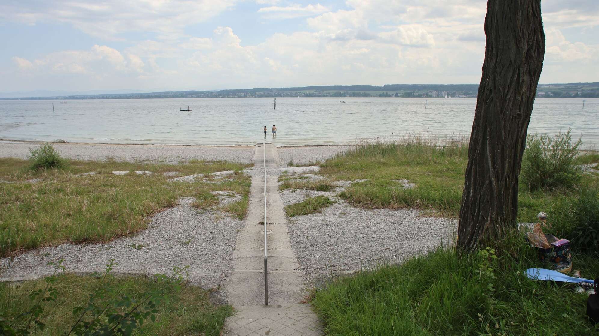 Niedrigwasser Bodensee