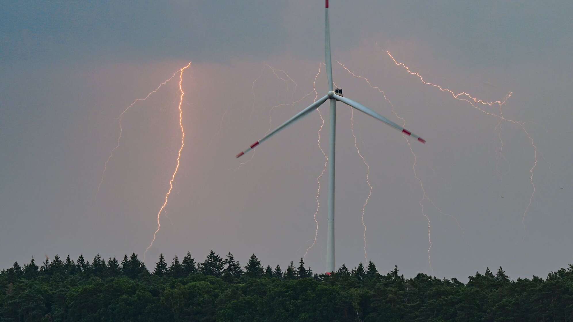 Gewitter über Berlin und Brandenburg