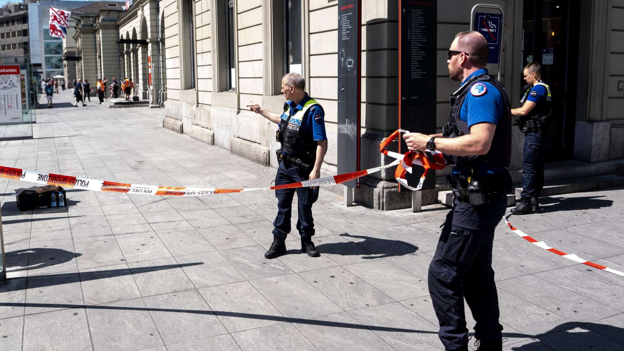 Terrorakt mit Messer am Bahnhof Winterthur: Drei Verletzte