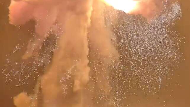 Feuerball: Bezos-Rakete explodiert bei Test vor dem Start