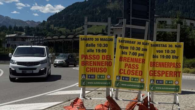 Brenner-Blockade: Polizei in Südtirol verstärkt Präsenz