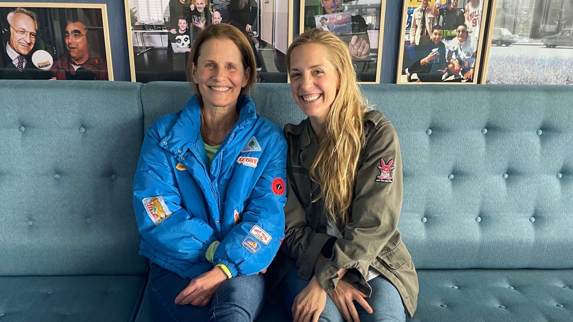 Caro Matzko und Kathrin Müller-Hohenstein im Sonntagsfrühstück