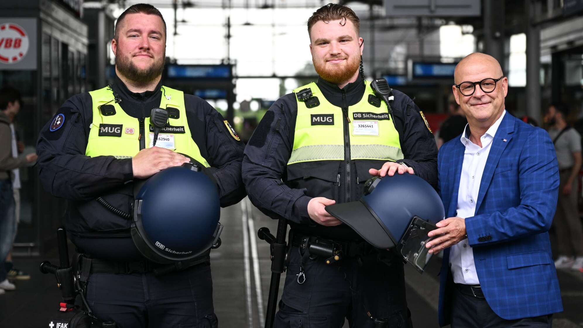 Pressetermin mit DB Sicherheit