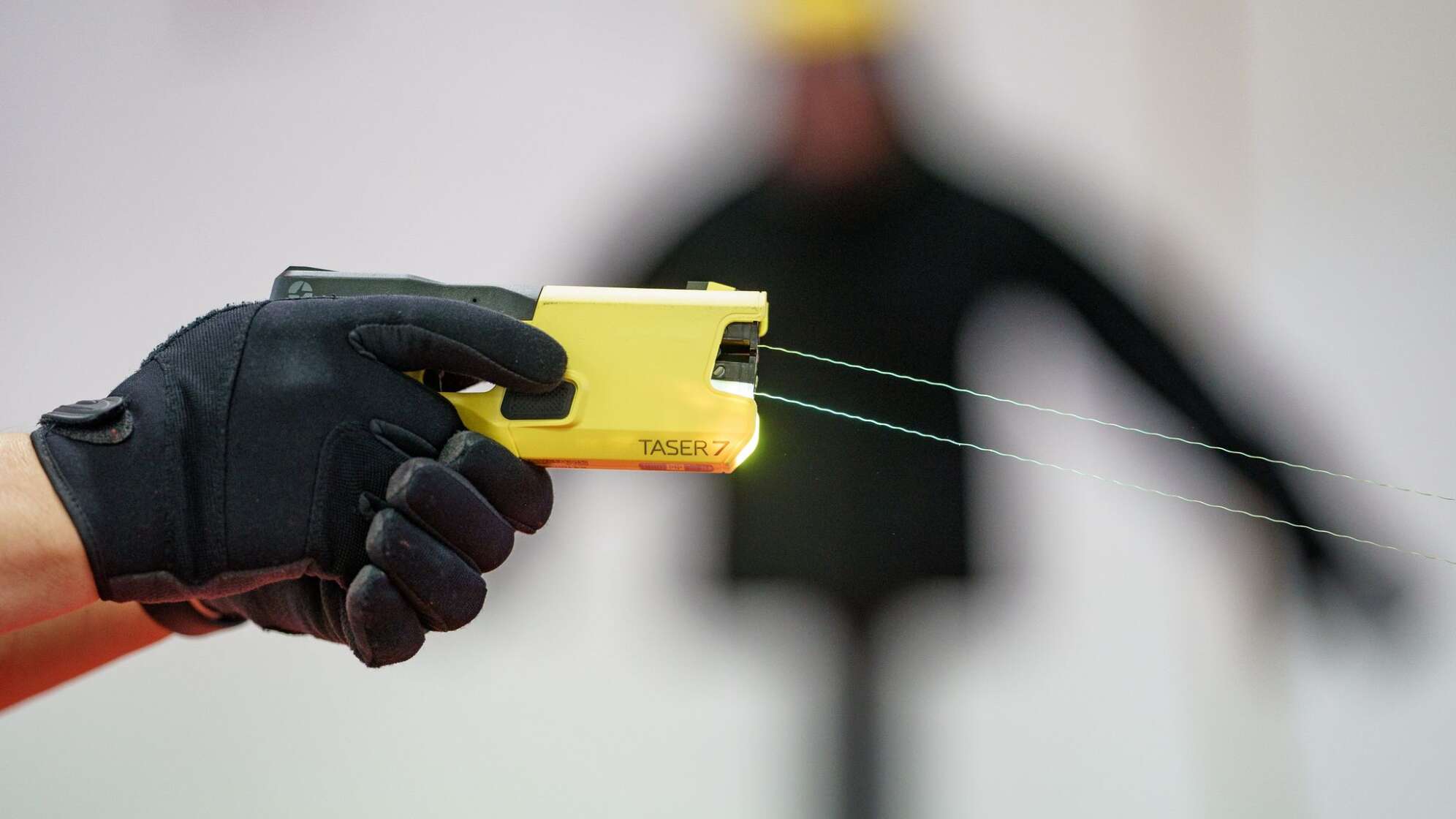 Taser im Einsatz.