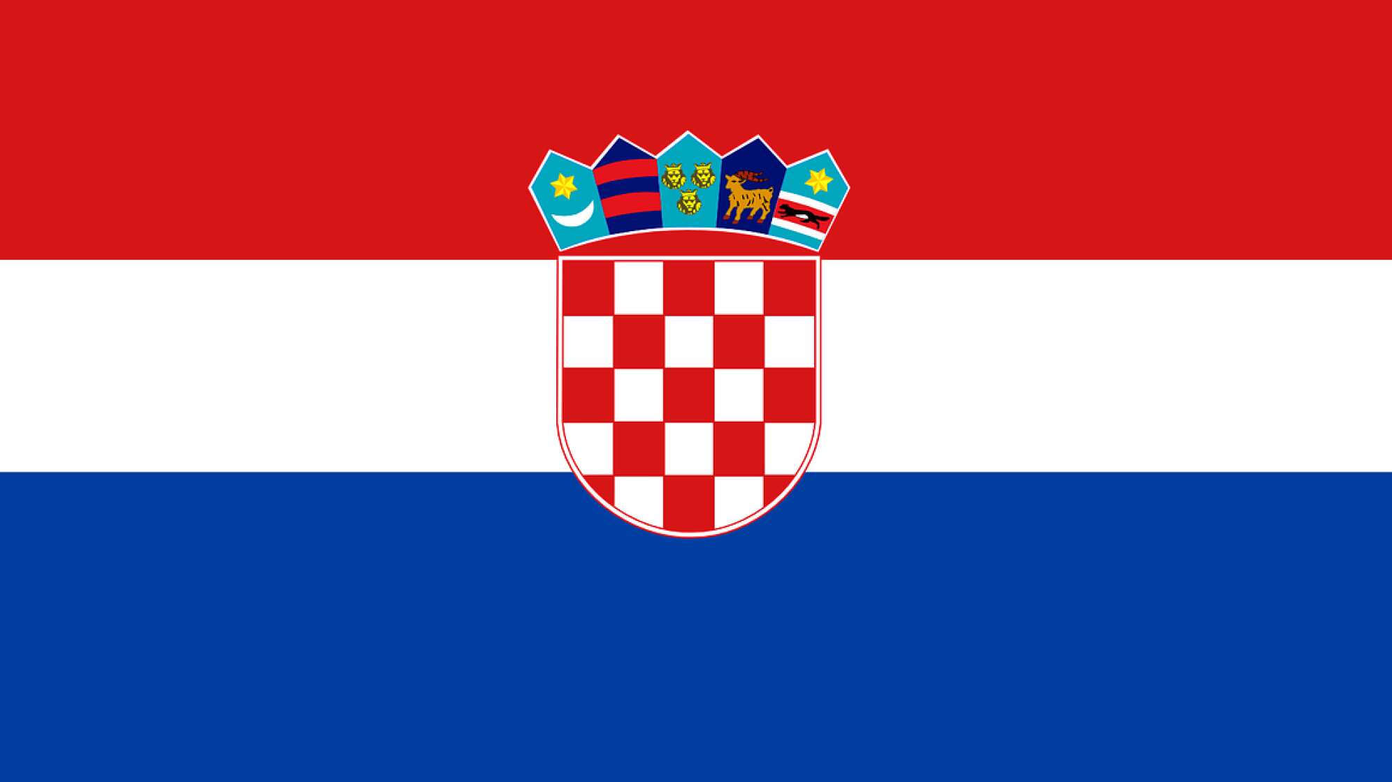 Kroatien-Flagge