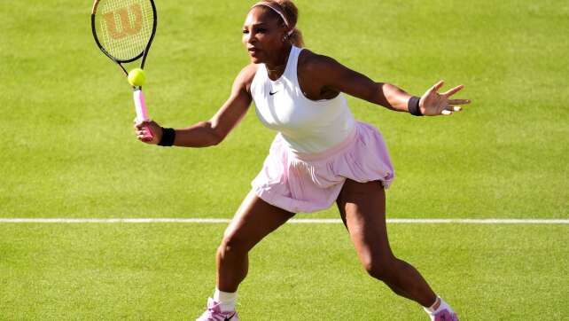 Partnerin verletzt: Serena Williams' Comeback endet abrupt