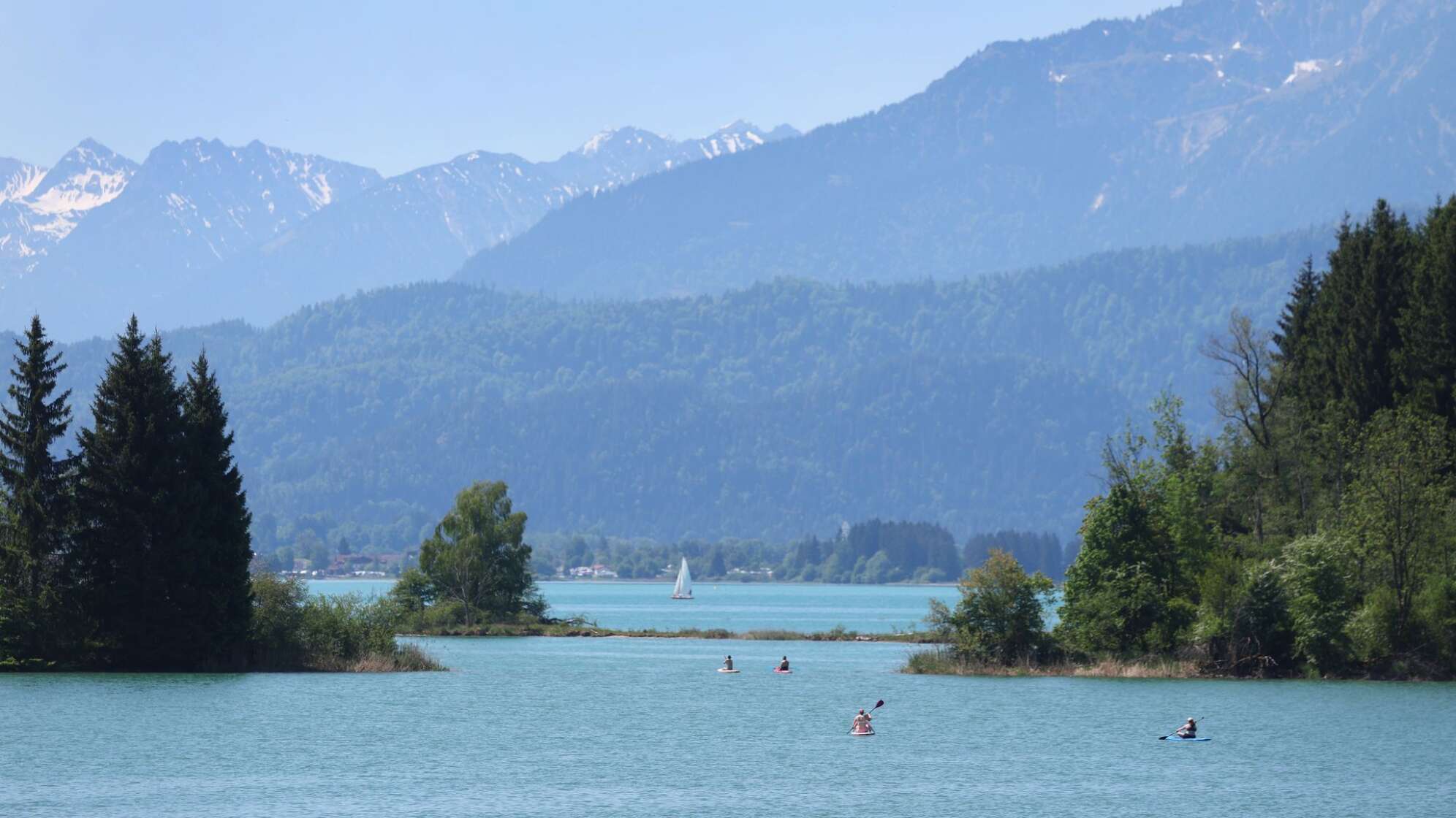 Sommerliches Wetter - Bayern
