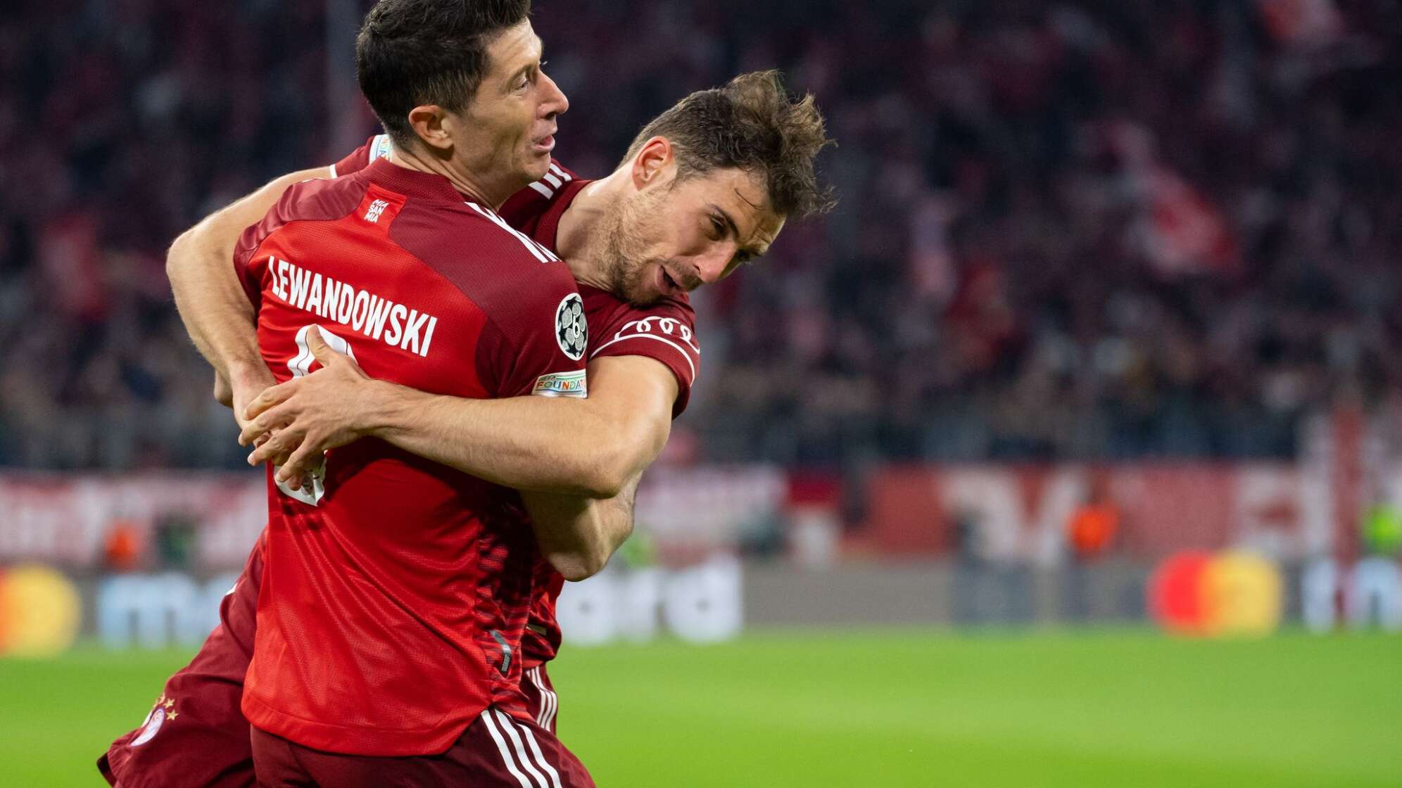 Robert Lewandowski und Leon Goretzka