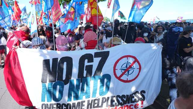 Großer Anti-G7-Protest - Genf im Ausnahmezustand