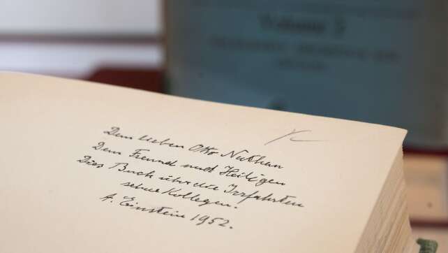 Widmung von Albert Einstein in Dortmund aufgetaucht