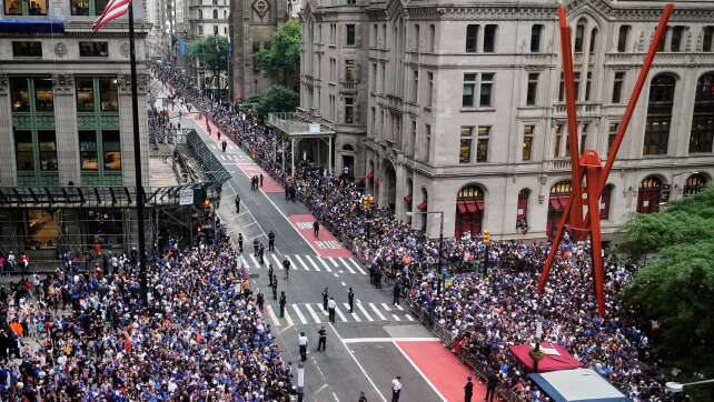 Knicks-Parade: Riesen-Andrang in New York