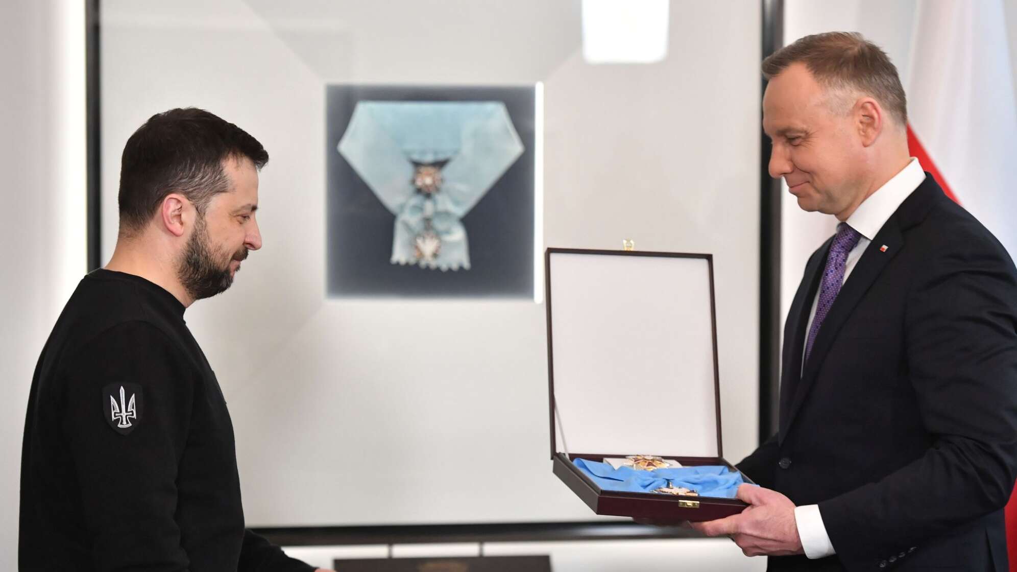 Selenskyj und Duda bei Ordensüberreichung