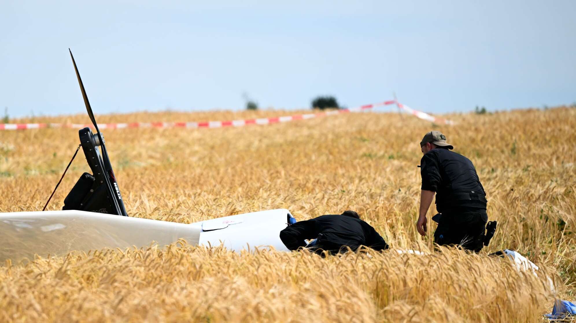 Kleinflugzeug in Mittelhessen abgestürzt