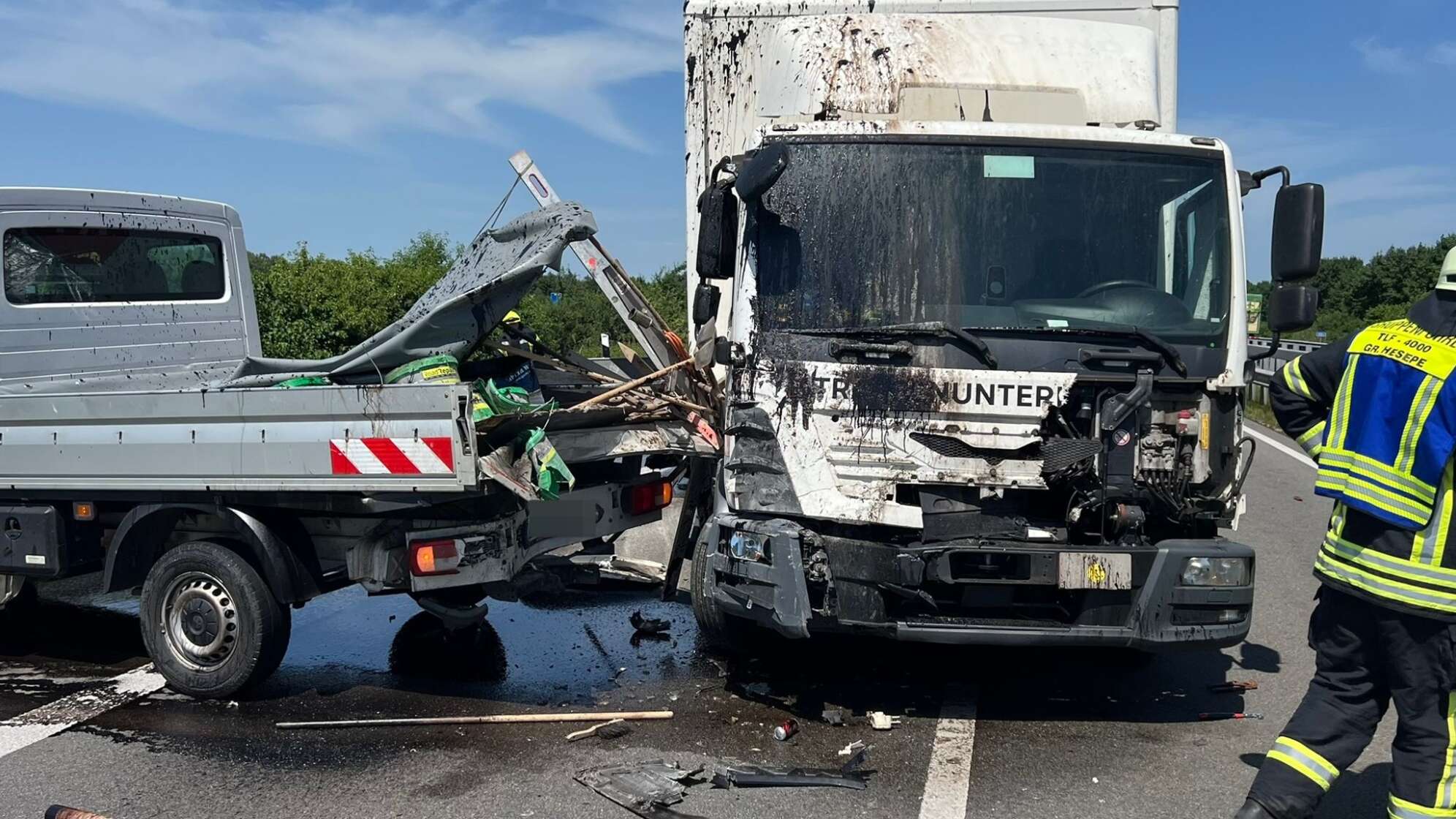 Unfall auf der Autobahn im Emsland - zwei Tote