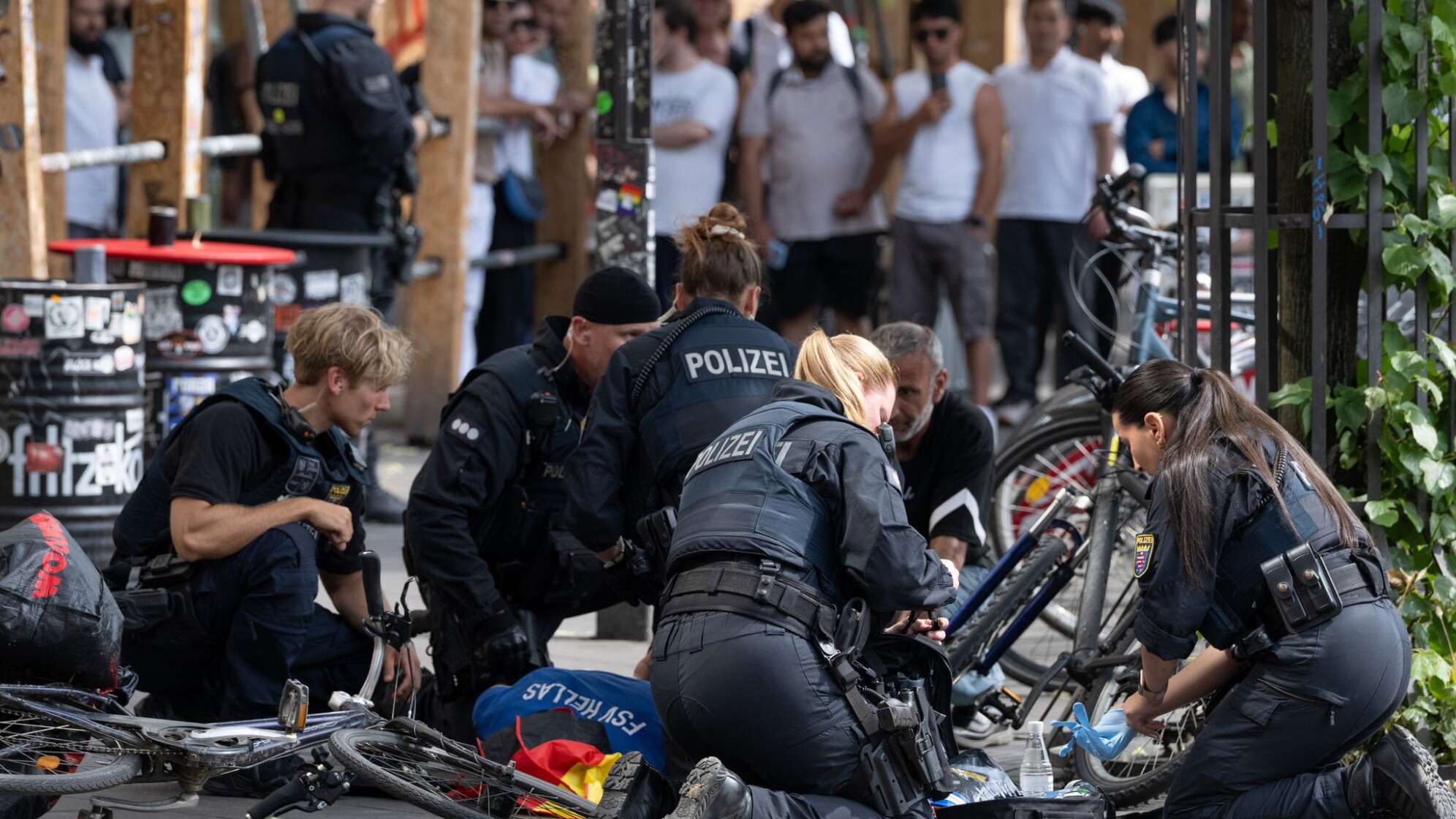 Polizeieinsatz am Hauptbahnhof Frankfurt