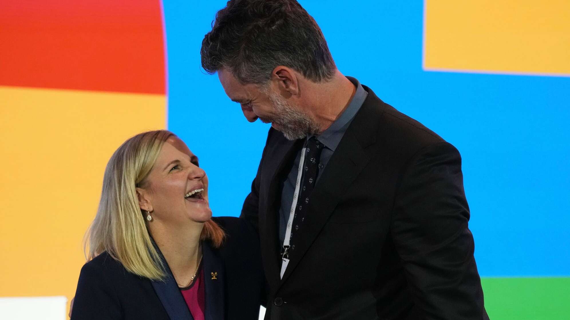 Pau Gasol und Kirsty Coventry