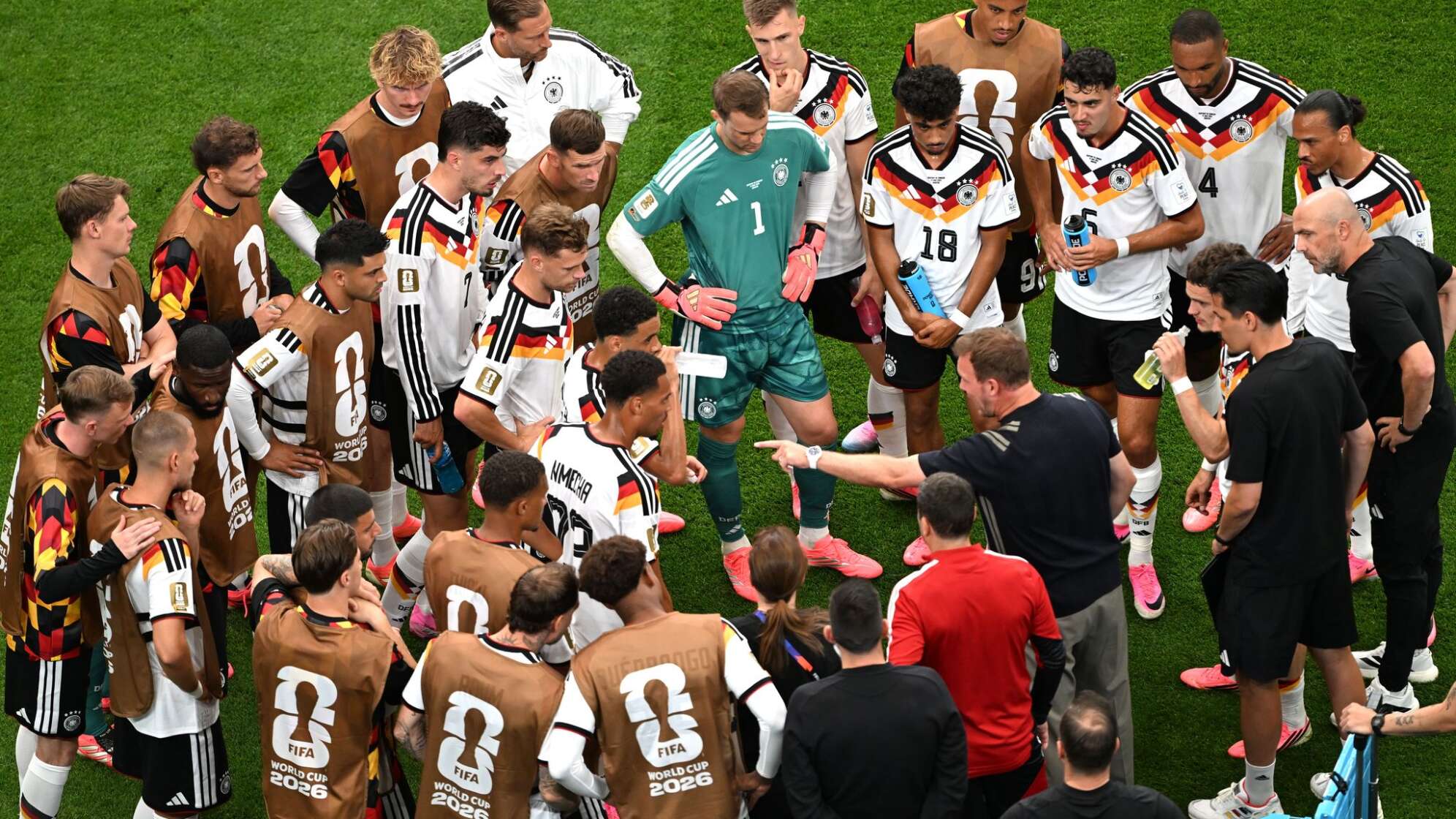 Trinkpause beim Spiel Deutschland gegen Curaçao