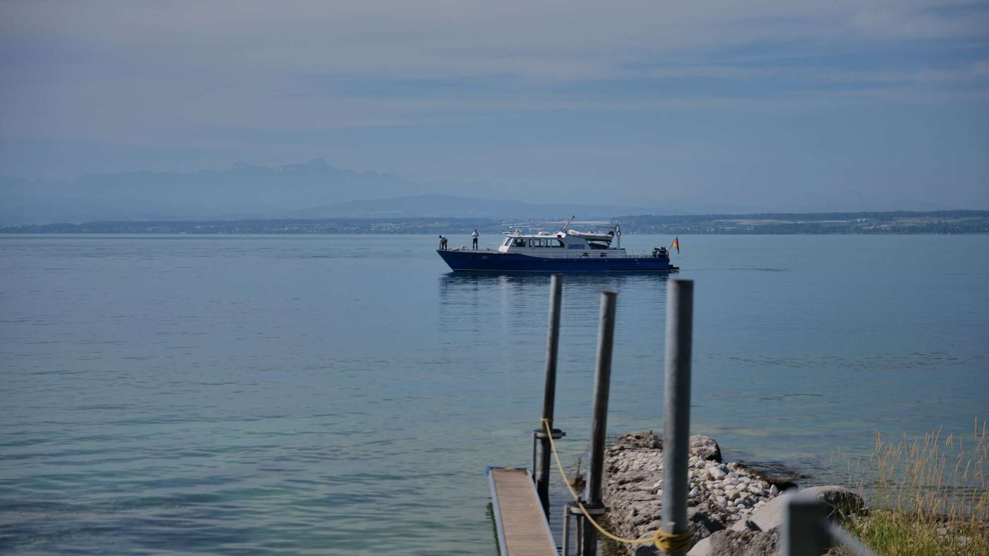 Sucheinsatz - Männer gehen im Bodensee unter